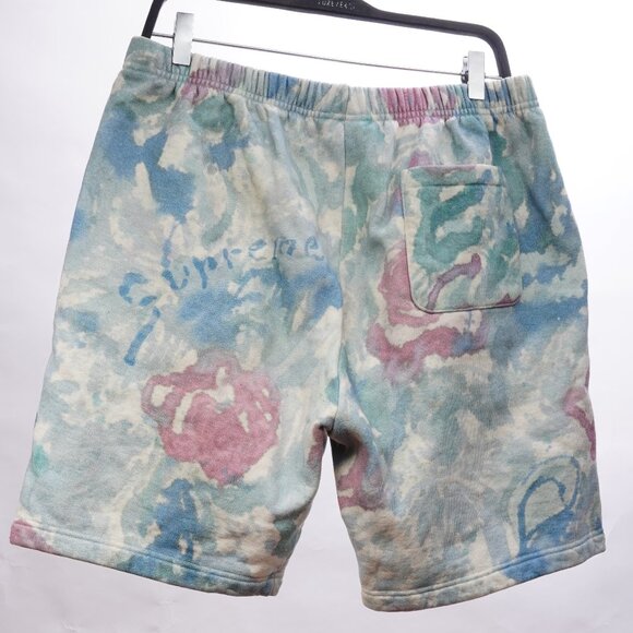 Supreme Small Box Logo Sweatshorts Watercolor - Picture 2 of 4